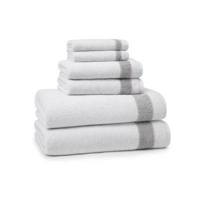 Kassatex Sedona Hand Towel in Grey 18" x 28"