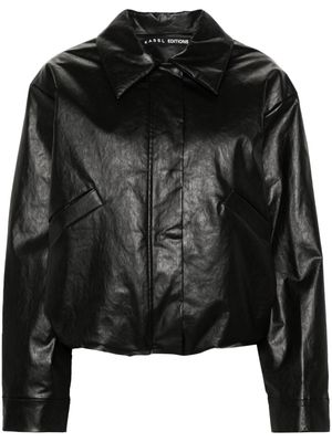 KASSL Editions coated padded jacket - Black