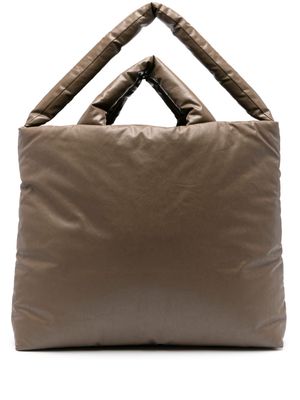 KASSL Editions Pillow padded tote bag - Brown