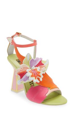 KAT MACONIE Orela Floral Appliqué Sandal in Multibrights