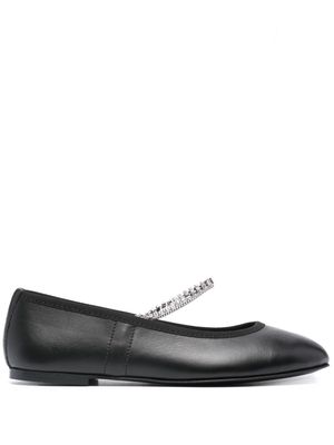 Kate Cate Juliette leather ballerina shoes - Black