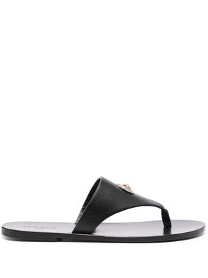 Kate Cate star-appliqué leather sandals - Black