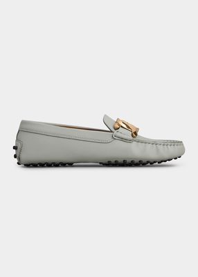 Kate Chain Gommini Calfskin Driver Loafers