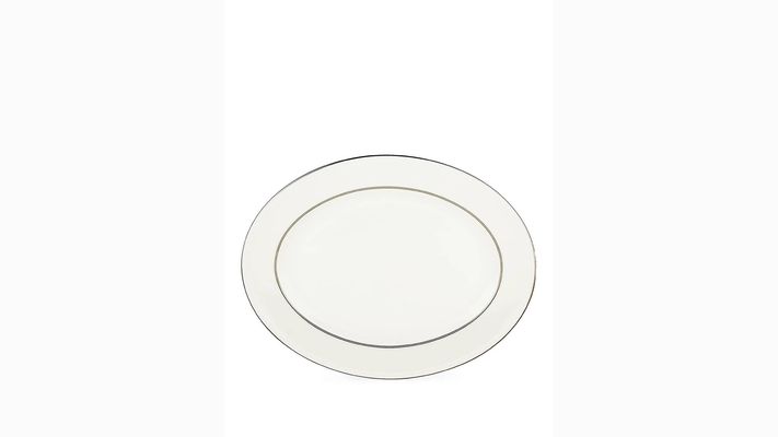 Kate Spade 13' Cypress Point Oval Platter, White
