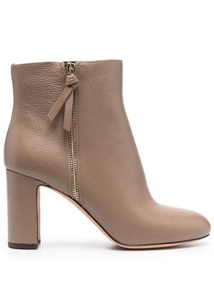 Kate Spade 85mm leather ankle boots - Brown