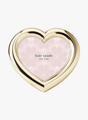 Kate Spade A Charmed Life Mini Heart Frame, Pale Gold
