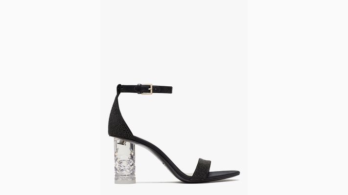 Kate Spade Alora Pavé Sandals, Black