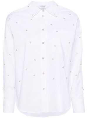 Kate Spade bead-embellished shirt - White