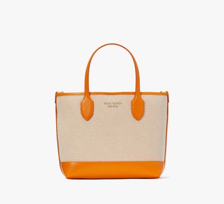 Kate Spade Bleecker Canvas Medium Crossbody Tote, Turmeric Root