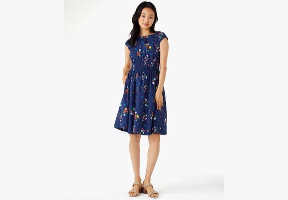 Kate Spade Bouquet Toss Blaire Dress, French Navy