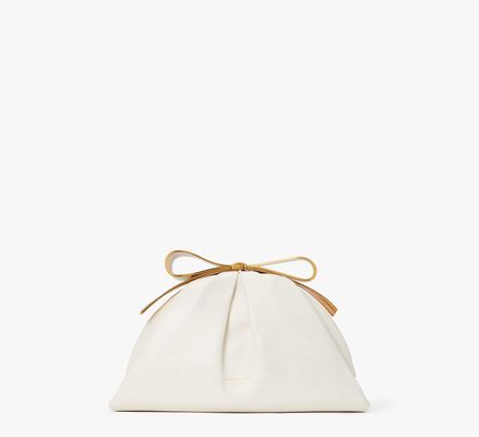 Kate Spade Bow Frame Clutch, Cream