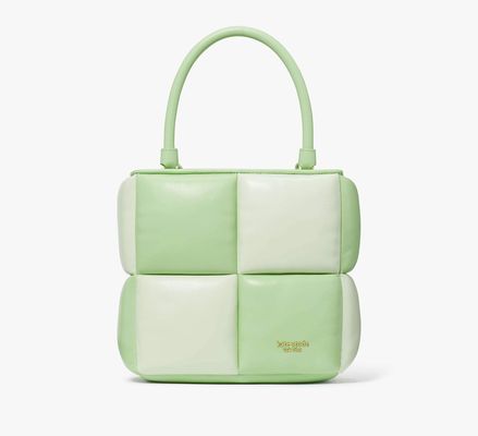 Kate Spade Boxxy Colorblocked Tote, Serene Green