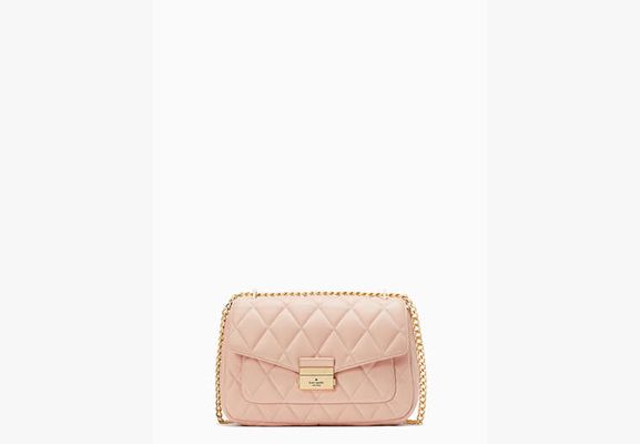 Kate Spade Carey Medium Flap Shoulder Bag, Conch Pink