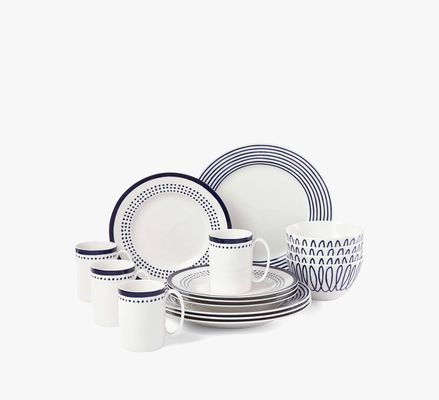 Kate Spade Charlotte Street East 16-Piece Place Setting, White