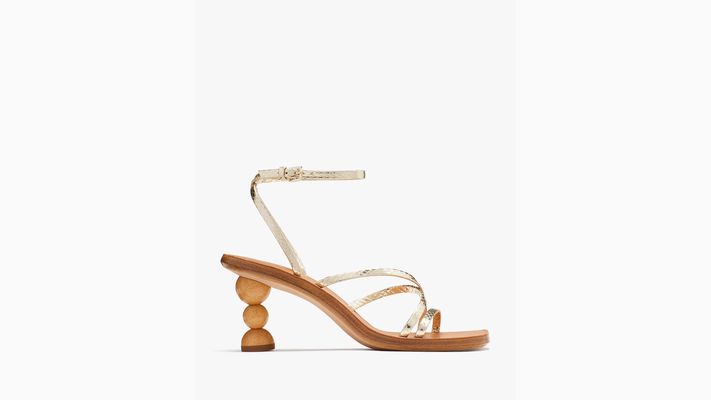 Kate Spade Charmer Sandals, Pale Gold