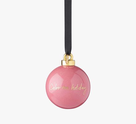 Kate Spade Color Me Holiday Ornament, Pink