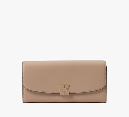 Kate Spade Dakota Flap Continental Wallet, Timeless Taupe