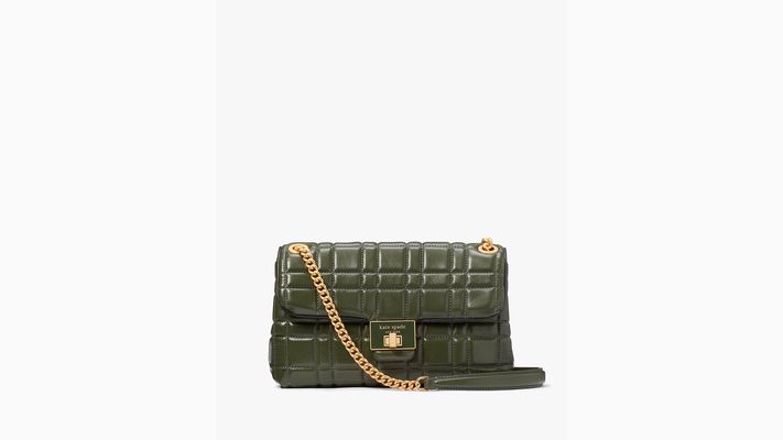 Kate Spade Evelyn Quilted Medium Convertible Shoulder Bag, Bonsai Tree