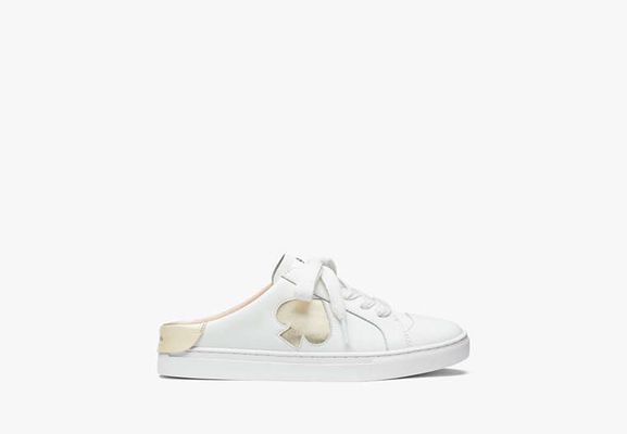 Kate Spade Fez Mule Sneakers, Optic White/pale Gold