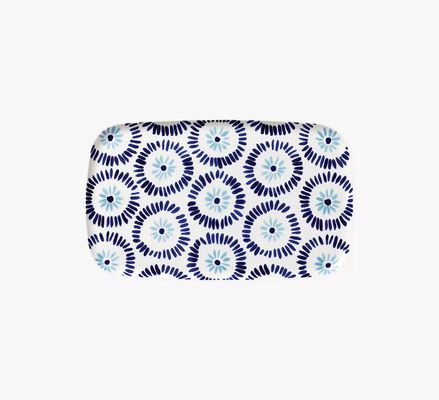 Kate Spade Floral Way Hors D'oeuvre Tray, Parchment