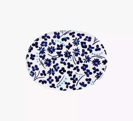 Kate Spade Floral Way Platter, Parchment