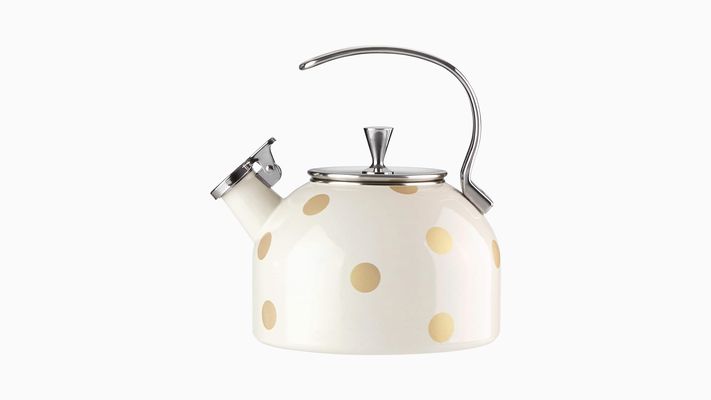 Kate Spade Gold Dot Tea Kettle