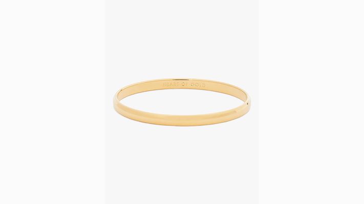 Kate Spade Heart Of Gold Idiom Bangle