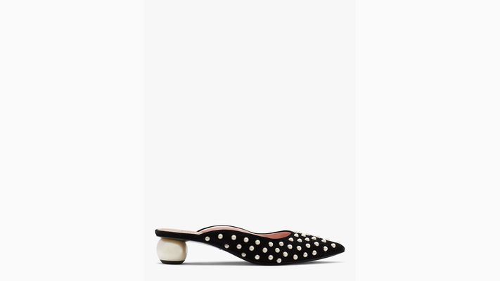 Kate Spade Honor Pumps, Black Ivory