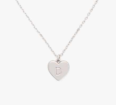 Kate Spade Initial Here D Pendant, Silver