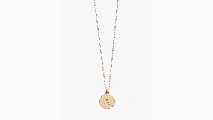 Kate Spade Initial Mini Pendant, Gold