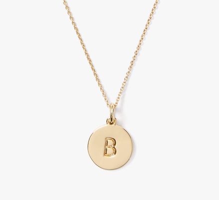 Kate Spade Initial Pendant, Gold B