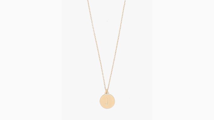 Kate Spade J Mini Pendant, Gold