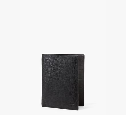 Hudson Pebbled Leather Travel Wallet