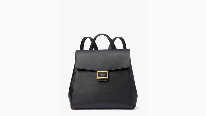 Kate Spade Katy Medium Flap Backpack, Black