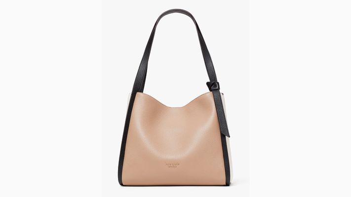 Kate Spade Knott Colorblocked Large Shoulder Bag, Kraft Paper