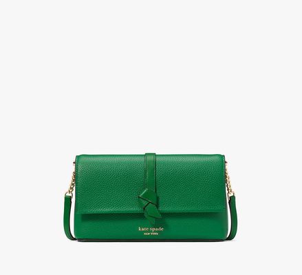 Kate Spade Knott Flap Chain Crossbody, Watercress