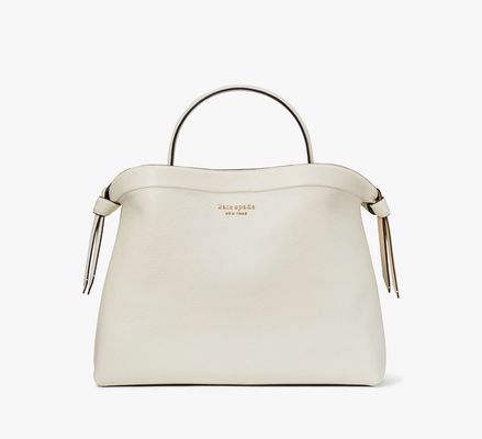 Kate Spade Knott Large Top-Handle Bag, Light Cream