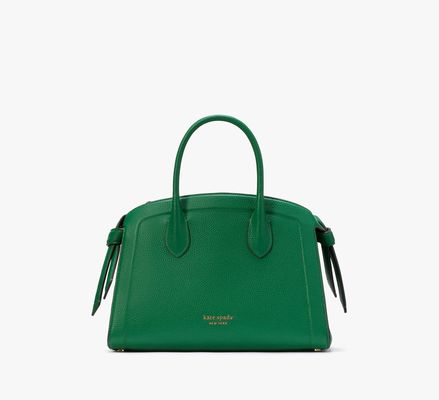 Kate Spade Knott Medium Zip-Top Satchel, Watercress