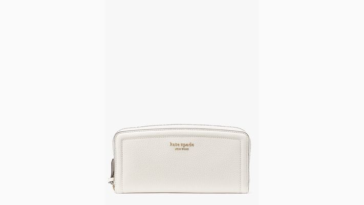 Kate Spade Knott Slim Continental Wallet, Cream