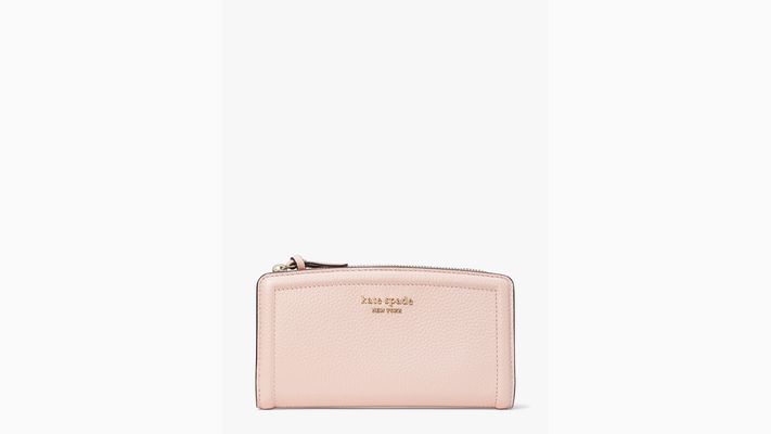 Kate Spade Knott Zip Slim Wallet, Mochi Pink