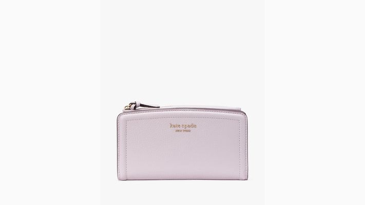 Kate Spade Knott Zip Slim Wallet, Violet Mist