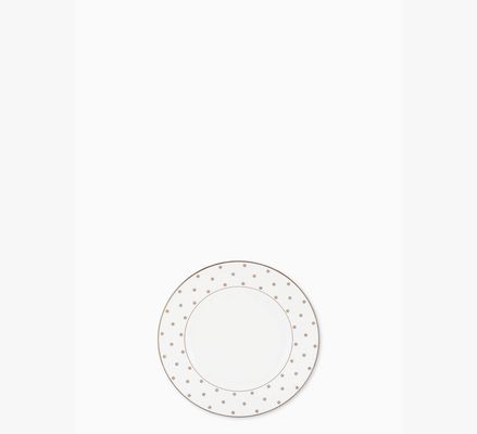 Kate Spade Larabee Road Platinum Accent Plate, Silver
