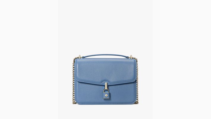 Kate Spade Locket Large Flap Shoulder Bag, Manta Blue