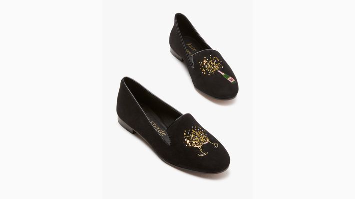 Kate Spade Lounge Fizzy Loafers, Black