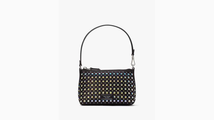 Kate Spade Lulu Crystal Embellished East West Pochette, Black