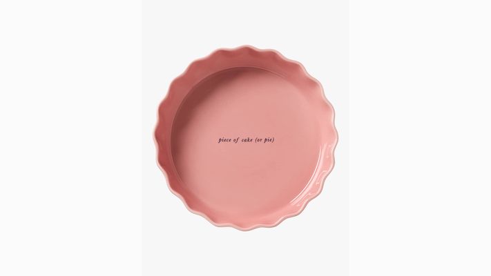 Kate Spade Make It Pop Pie Dish, Pink