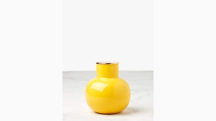 Kate Spade Make It Pop Posy Vase, Yellow