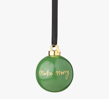 Kate Spade Make Merry Ornament, Green