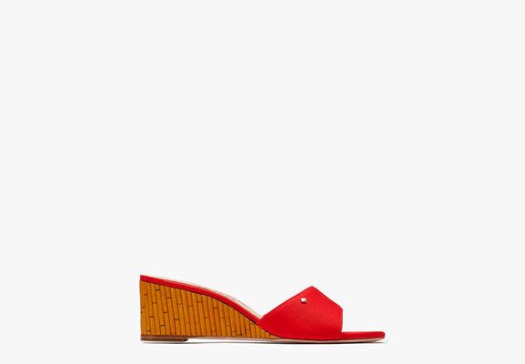 Kate Spade Meena Slide Sandals, Bright Red