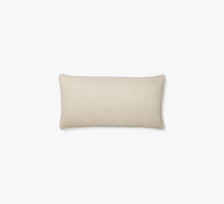 Kate Spade Metallic Linen Pillow, Raw Pecan